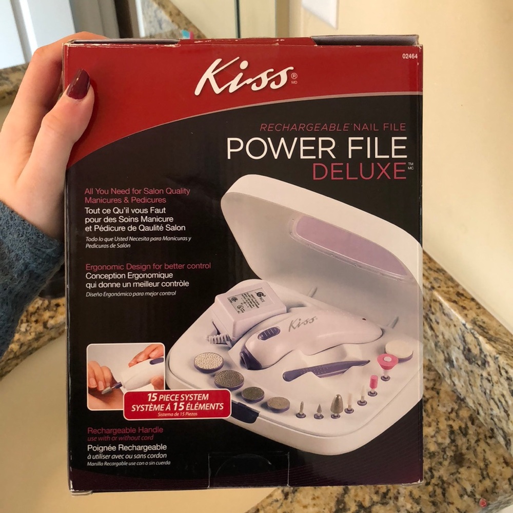 Kiss®️ Recharchable Nail File Power File Deluxe